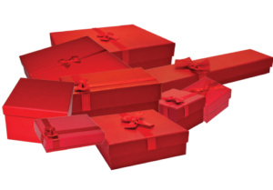 ECONOMIC PAPER BOX RED